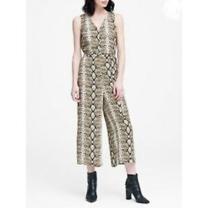 Banana Republic Snakeskin Jumpsuit